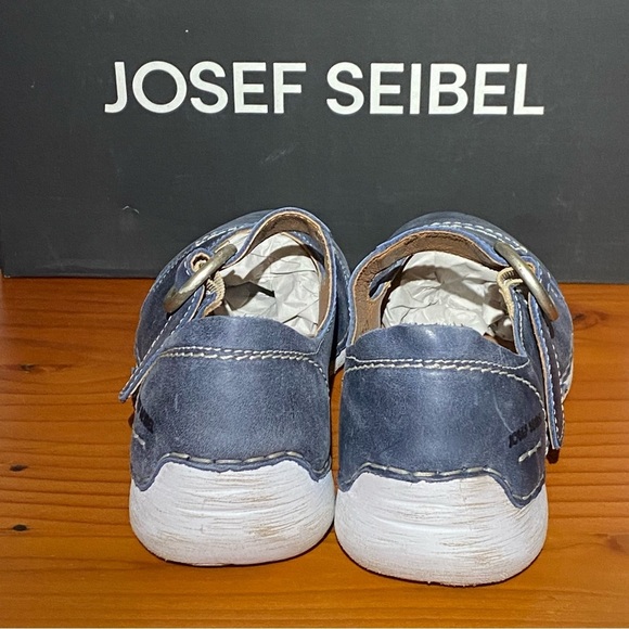 Josef Seibel Fergey 80 ocean (blue) Maryjane premium leather size 37 / 6 - Picture 4 of 8